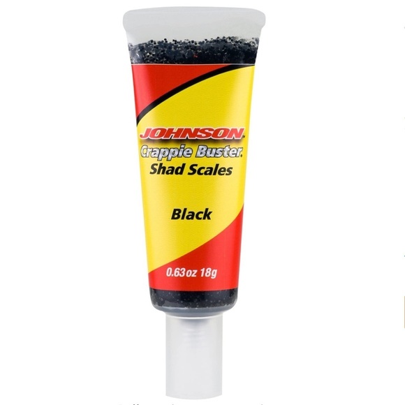 Johnson Other - Johnson Crappie Buster Shad Scales Attractants Black NEW